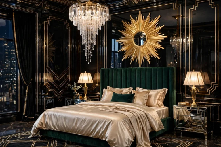 34 Art Deco Bedroom Ideas for Glamorous Style