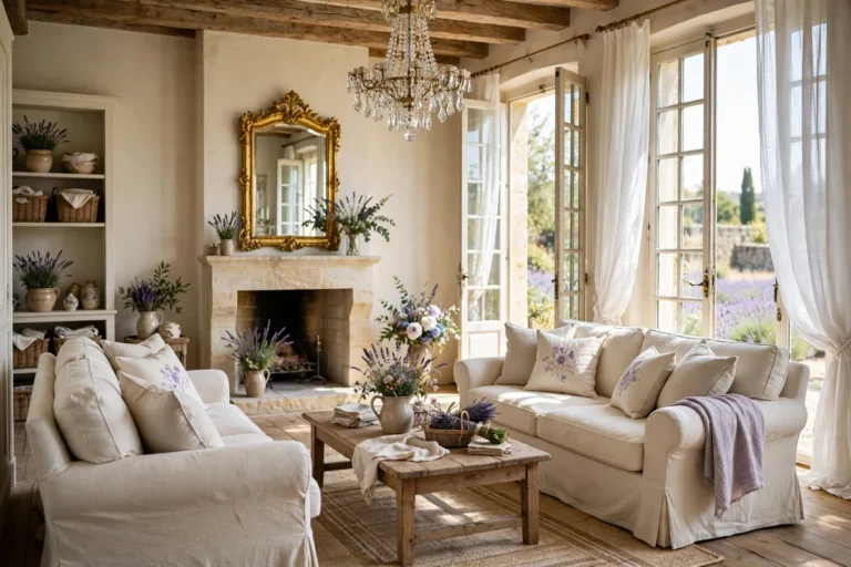 34 French Country Living Room Ideas for Timeless Charm
