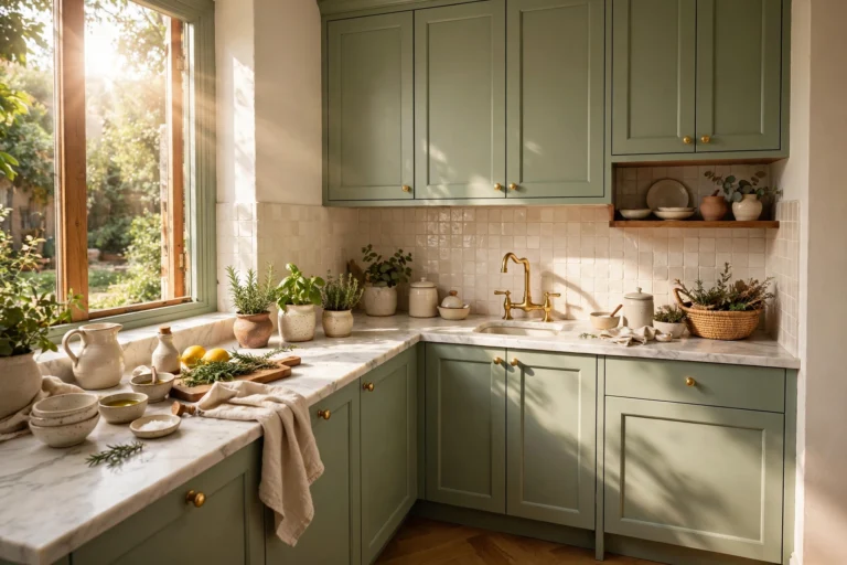 32 Small Kitchen Color Palettes That Feel Bigger