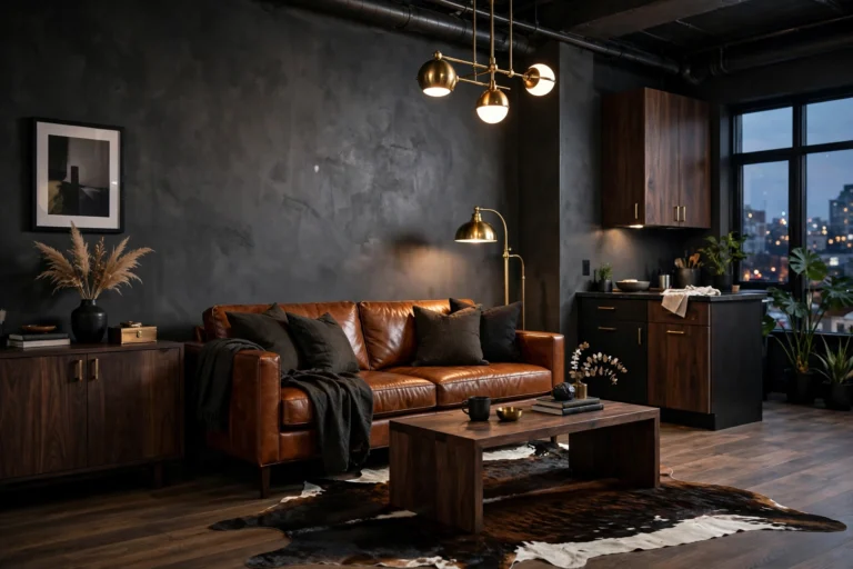 34 Studio Apartment Ideas for Men That Feel Bold & Refined