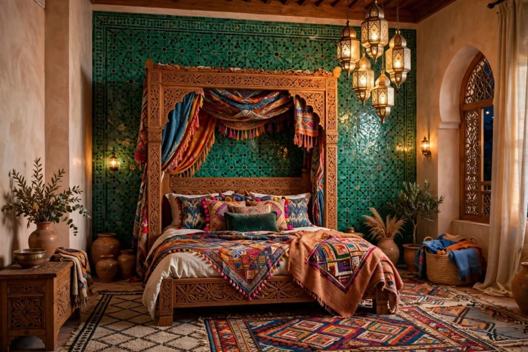 34 Moroccan Bedroom Ideas for Exotic Vibrant Style